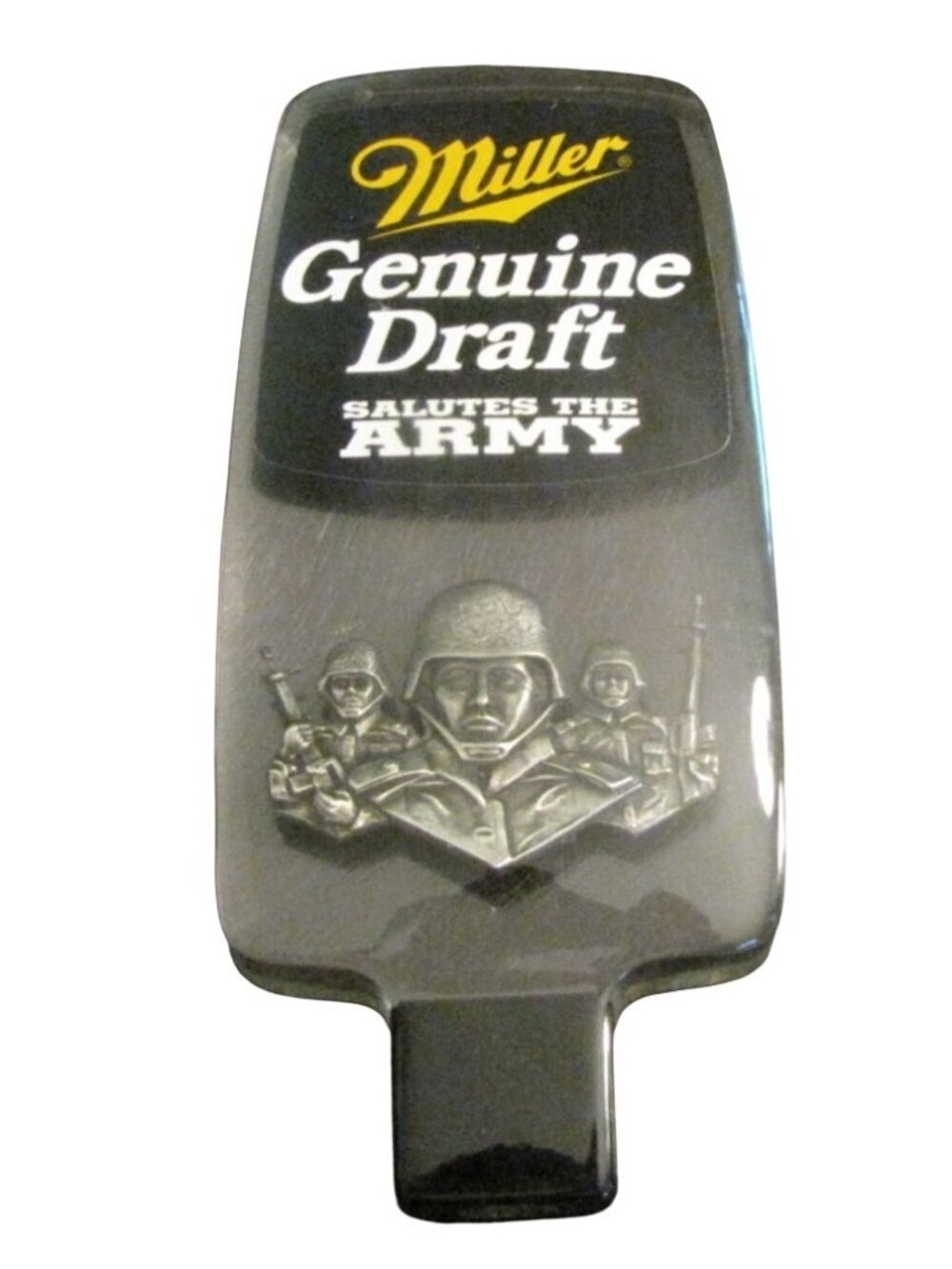 Milller Genuine Draft Salutes the Army Beer Tap Handle Acrylic